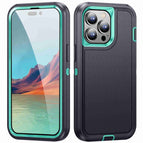 For iPhone 14 Pro Max / Dark Blue + Light Blue
