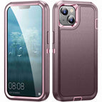 For iPhone 14 / 13 / Purple + Pink