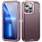 For iPhone 13 Pro / Purple + Pink