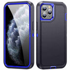For iPhone 11 Pro / Dark Blue + Royal Blue