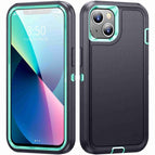 For iPhone 11 / Dark Blue + Light Blue