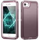 For iPhone SE 2022 / SE 2020 / 8 / 7 / Purple + Pink