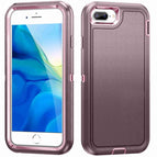For iPhone 8 Plus / 7 Plus / Purple + Pink