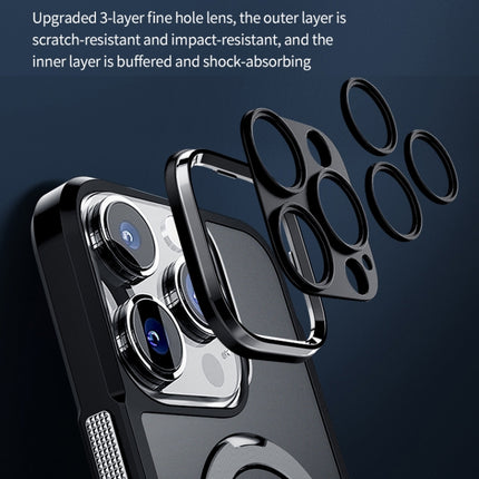 MagSafe Magnetic Metal Holder Phone Case, For iPhone 14, For iPhone 14 Plus, For iPhone 14 Pro, For iPhone 13 Pro Max