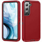 For Samsung Galaxy S23 5G / Red + Black