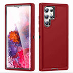 For Samsung Galaxy S23 Ultra 5G / Red + Black