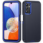 For Samsung Galaxy A14 5G / Dark Blue + Royal Blue