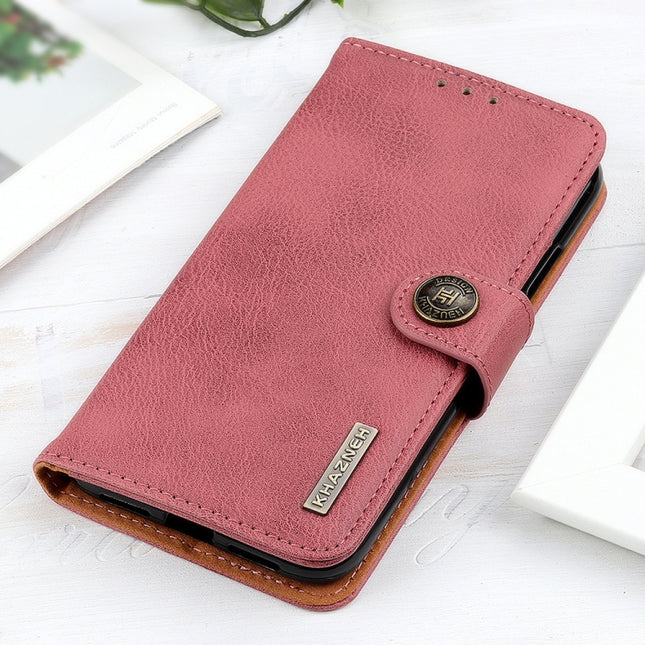KHAZNEH Cowhide Texture Horizontal Flip Leather Case with Holder & Card Slots & Wallet, For Samsung Galaxy A21s