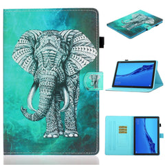 Coloured Drawing Horizontal Flip Leather Case with Holder & Card Slot & Sleep / Wake-up Function, For Huawei MediaPad M5 lite, For Lenovo Tab M10 Plus TB-X606F, For Lenovo Tab M10 TB-X605F / X505