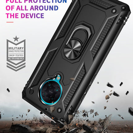 Shockproof TPU + PC Protective Case with 360 Degree Rotating Holder, For Xiaomi Redmi K30 Pro