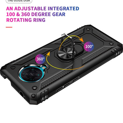 Shockproof TPU + PC Protective Case with 360 Degree Rotating Holder, For Xiaomi Redmi K30 Pro