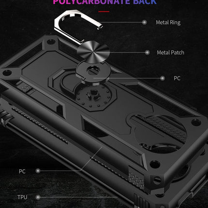 Shockproof TPU + PC Protective Case with 360 Degree Rotating Holder, For Xiaomi Redmi K30 Pro