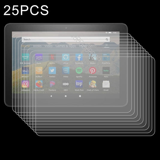 25 PCS 9H 0.3mm Explosion-proof Tempered Glass Film, For Amazon Kindle Fire HD 8 Plus 2020, For Huawei MatePad T8