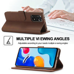 LC.IMEEKE Calf Texture Horizontal Flip Leather Case, For Xiaomi Redmi Note 12 Pro 4G Global