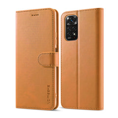 LC.IMEEKE Calf Texture Horizontal Flip Leather Case, For Xiaomi Redmi Note 12 Pro 4G Global