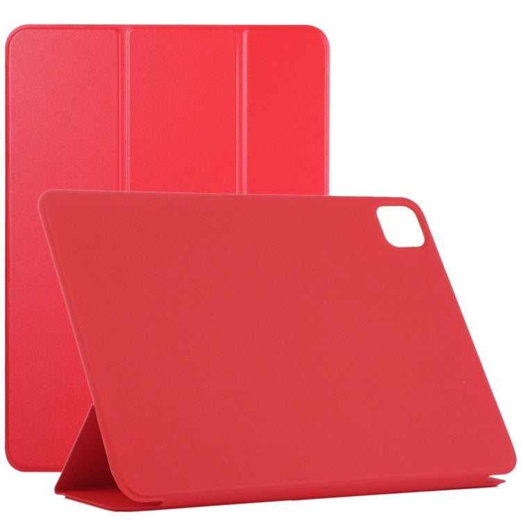 Non-buckle Double-sided Magnetic Flip Leather Tablet Case With Holder & Sleep / Wake-up Function, For iPad Air 13 2024 / Pro 12.9 2020