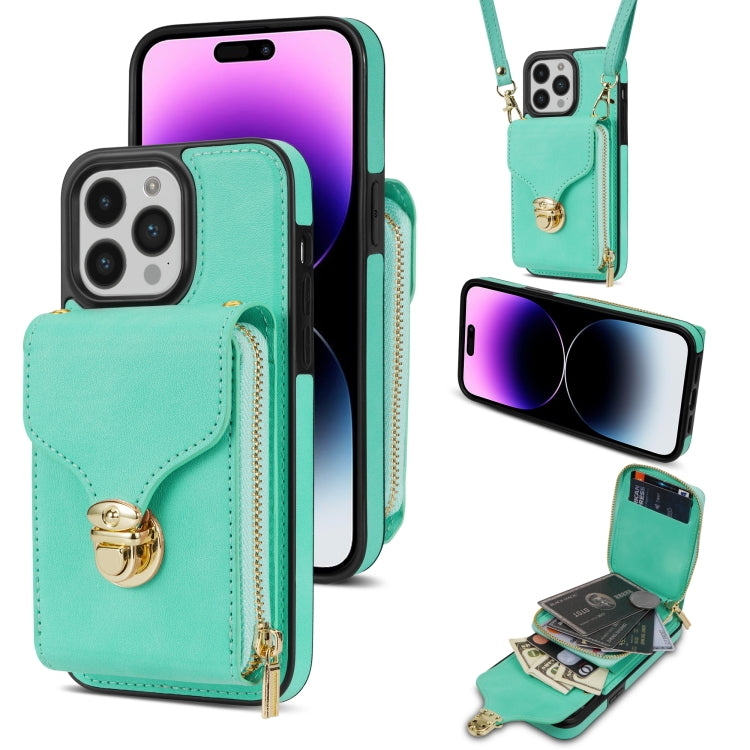 Zipper Hardware Card Wallet Phone Case, For iPhone 14 Pro Max, For iPhone 14 Pro, For iPhone 14 Plus, For iPhone 14 / 13, For iPhone 13 Pro Max, For iPhone 13 Pro