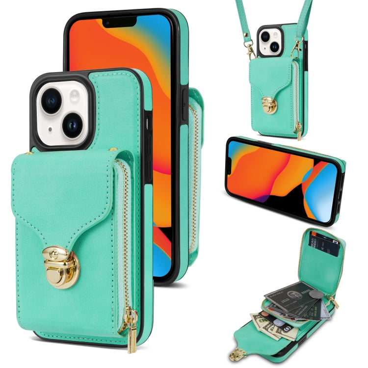 Zipper Hardware Card Wallet Phone Case, For iPhone 14 Pro Max, For iPhone 14 Pro, For iPhone 14 Plus, For iPhone 14 / 13, For iPhone 13 Pro Max, For iPhone 13 Pro