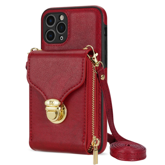 Zipper Hardware Card Wallet Phone Case, For iPhone 11 Pro Max, For iPhone 11 Pro, For iPhone 11, For iPhone 13 mini