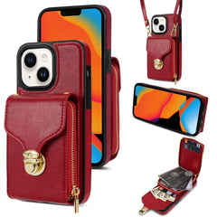 Zipper Hardware Card Wallet Phone Case, For iPhone 11 Pro Max, For iPhone 11 Pro, For iPhone 11, For iPhone 13 mini