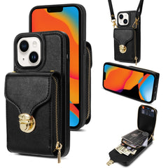 Zipper Hardware Card Wallet Phone Case, For iPhone 11 Pro Max, For iPhone 11 Pro, For iPhone 11, For iPhone 13 mini