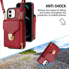 Zipper Hardware Card Wallet Phone Case, For iPhone 12 mini, For iPhone XS Max, For iPhone XS / X, For iPhone XR