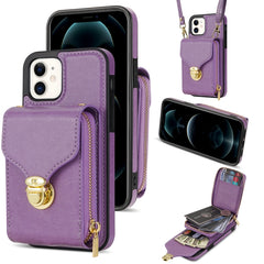 Zipper Hardware Card Wallet Phone Case, For iPhone 12 mini, For iPhone XS Max, For iPhone XS / X, For iPhone XR