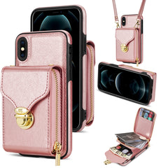 Zipper Hardware Card Wallet Phone Case, For iPhone 12 mini, For iPhone XS Max, For iPhone XS / X, For iPhone XR