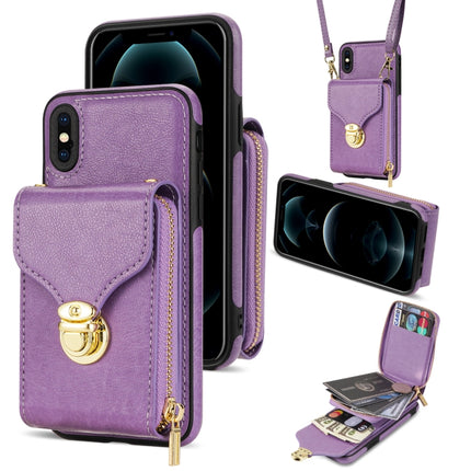 Zipper Hardware Card Wallet Phone Case, For iPhone 12 mini, For iPhone XS Max, For iPhone XS / X, For iPhone XR
