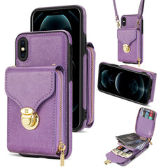 Zipper Hardware Card Wallet Phone Case, For iPhone 12 mini, For iPhone XS Max, For iPhone XS / X, For iPhone XR