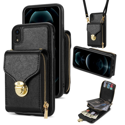 Zipper Hardware Card Wallet Phone Case, For iPhone 12 mini, For iPhone XS Max, For iPhone XS / X, For iPhone XR