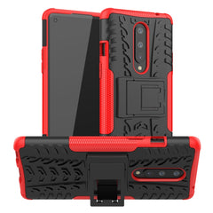 Tire Texture Shockproof TPU + PC Protective Case with Holder, For OnePlus 8, For Motorola Moto G Power, For Samsung Galaxy A41 EU Version, For Samsung Galaxy Tab A 8.4 2020