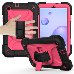 Shockproof  PC + Silicone Combination Case with Holder & Hand Strap & Shoulder strap, For iPad 10.2, For iPad Pro 11 (2020), For Samsung Galaxy Tab A 8.4 (2020)