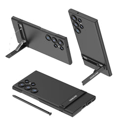 GKK Triumph Ultra Thin Full Coverage Phone Case with Stand, For Samsung Galaxy S23 Ultra 5G
