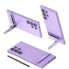 GKK Triumph Ultra Thin Full Coverage Phone Case with Stand, For Samsung Galaxy S23 Ultra 5G