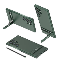 GKK Triumph Ultra Thin Full Coverage Phone Case with Stand, For Samsung Galaxy S23 Ultra 5G