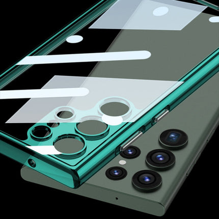 GKK Space Frame Transparent PC+TPU Phone Case, For Samsung Galaxy S23 Ultra 5G