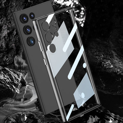 GKK Space Frame Transparent PC+TPU Phone Case, For Samsung Galaxy S23 Ultra 5G