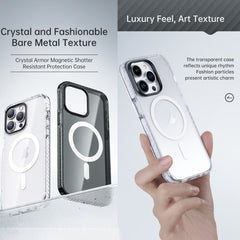 Rock Crystal Armor Shockproof Magsafe Phone Case, For iPhone 14 Pro, For iPhone 14 Pro Max