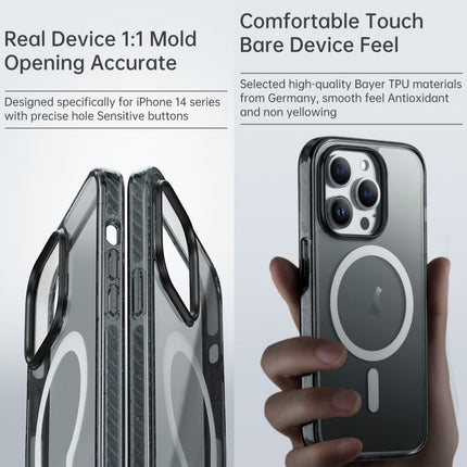 Rock Crystal Armor Shockproof Magsafe Phone Case, For iPhone 14 Pro Max