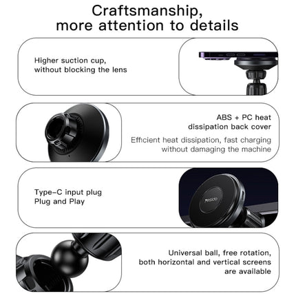 Yesido C190 15W Magsafe Magnetic Car Air Vent Wireless Charger