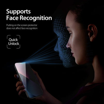 5pcs DUX DUCIS 0.33mm 9H High Aluminum Anti-spy HD Tempered Glass Film