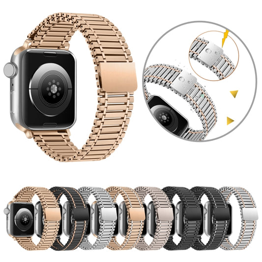 Chain Magnetic Stainless Steel Watch Band, For Apple Watch Series 8&7 41mm / SE 2&6&SE&5&4 40mm / 3&2&1 38mm, For Apple Watch Ultra 49mm / Series 8&7 45mm / SE 2&6&SE&5&4 44mm / 3&2&1 42mm