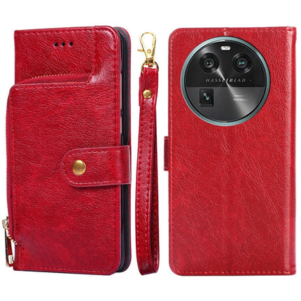Zipper Bag Leather Phone Case, For Motorola Moto G Power 2023, For OPPO Find X6 5G, For OPPO Find X6 Pro 5G, For Realme C55 4G, For Realme GT Neo5, For Realme V30 5G / V30T