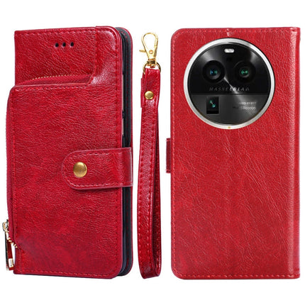 Zipper Bag Leather Phone Case, For Motorola Moto G Power 2023, For OPPO Find X6 5G, For OPPO Find X6 Pro 5G, For Realme C55 4G, For Realme GT Neo5, For Realme V30 5G / V30T