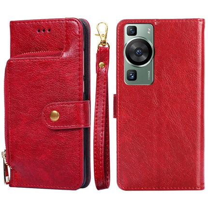 Zipper Bag Leather Phone Case, For Huawei P60 / P60 Pro, For Rakuten Big S, For Rakuten Hand 4G, For Nokia G22, For Honor Magic5, For Honor Magic5 Pro