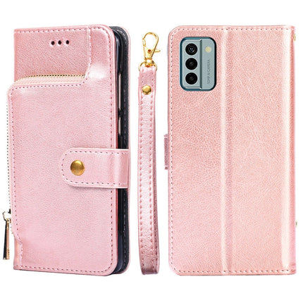 Zipper Bag Leather Phone Case, For Huawei P60 / P60 Pro, For Rakuten Big S, For Rakuten Hand 4G, For Nokia G22, For Honor Magic5, For Honor Magic5 Pro