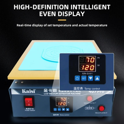 Kaisi 407 Pro 17 inch Dual Vacuum Pump LCD Screen Separator Machine, AU Plug, UK Plug, EU Plug