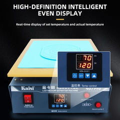 Kaisi 407 Pro 17 inch Dual Vacuum Pump LCD Screen Separator Machine, AU Plug, UK Plug, EU Plug