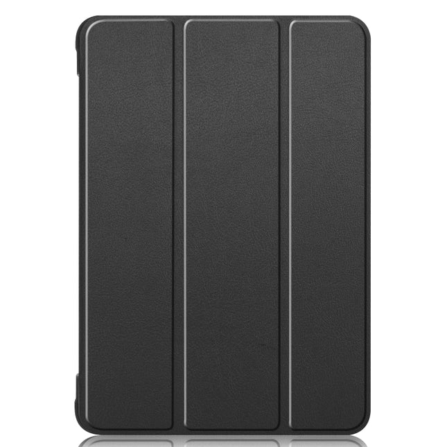 For Kindle Fire HD 8 (2020) Custer Pattern Pure Color Horizontal Flip Leather Case with Three-folding Holder & Wake-up / Sleep Function, For Kindle Fire HD 8 (2020)